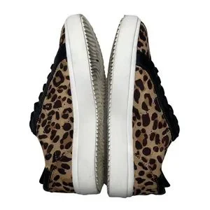 Womens Dr. Scholl s Wink Lace Leopard Fashion Sneakers Size 7 M NEW
